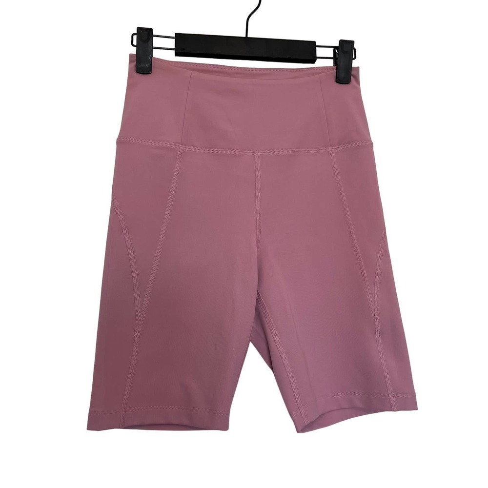 Girlfriend Collective High-Rise Bike Short Size Small Dusty Rose